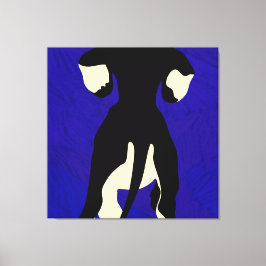 Lienzo Fondo azul
