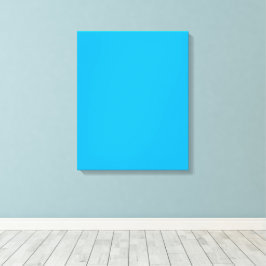 Lienzo Fondo azul cian sólido | Estilo minimalista de ver
