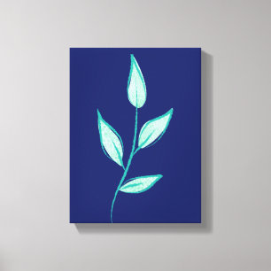 Lienzo Fondo con patrón floral lindo