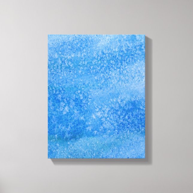 Lienzo Fondo de color azul (Anverso)