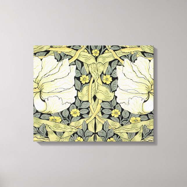 Lienzo Fondo de escritorio floral William Morris Pimperne (Anverso)