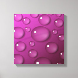 Lienzo Fondo de gota de agua rosa