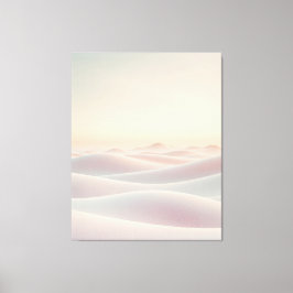 Lienzo Fondo de luz tranquila con dunas de arena