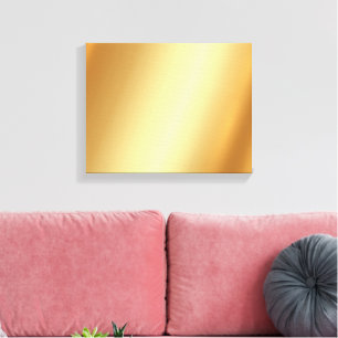Lienzo Fondo dorado horizontal de moda para tu foto