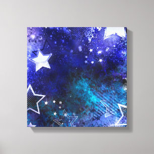 Lienzo Fondo espacial con estrellas