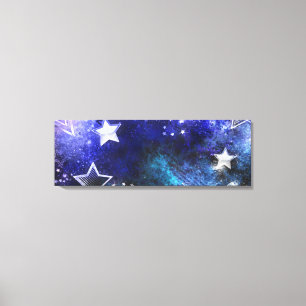 Lienzo Fondo espacial con estrellas