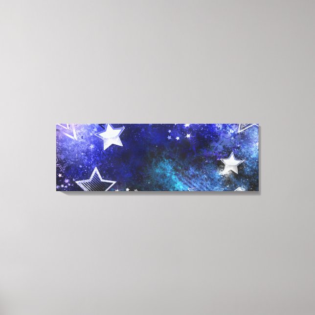 Lienzo Fondo espacial con estrellas (Anverso)