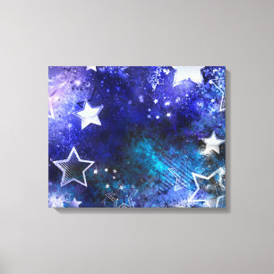 Lienzo Fondo espacial con estrellas