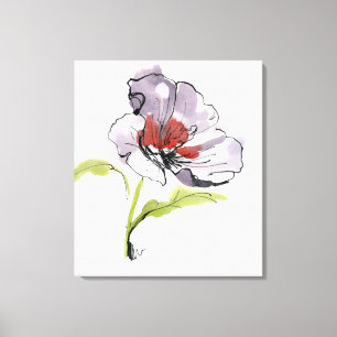 Lienzo Fondo floral pintado extracto 3