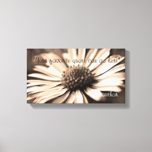 Lienzo Fondo inspirador preferido de la flor de la cita