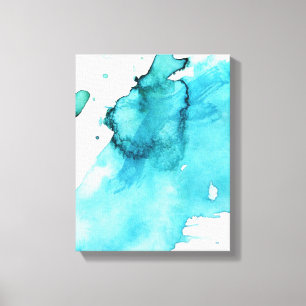 Lienzo Fondo pintado a mano 2 de la acuarela abstracta