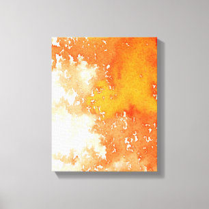 Lienzo Fondo pintado a mano abstracto de la acuarela. 2