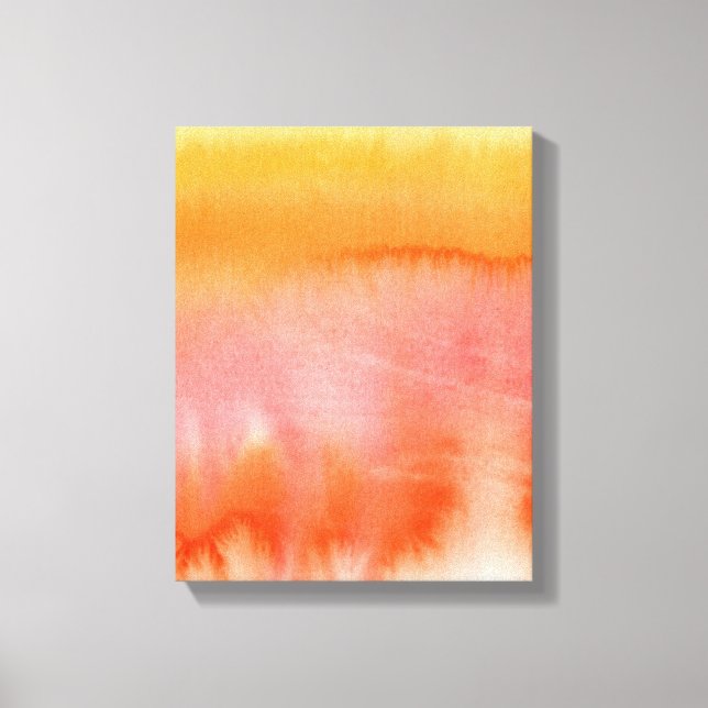 Lienzo Fondo pintado a mano de acuarela abstracta 17 (Anverso)