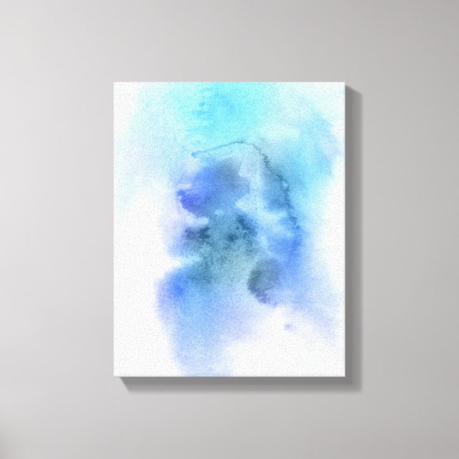 Lienzo Fondo pintado a mano de acuarela abstracta 9 (Anverso)