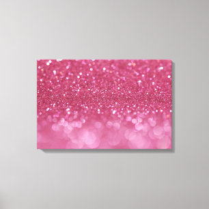 Lienzo Fondo rosado del purpurina