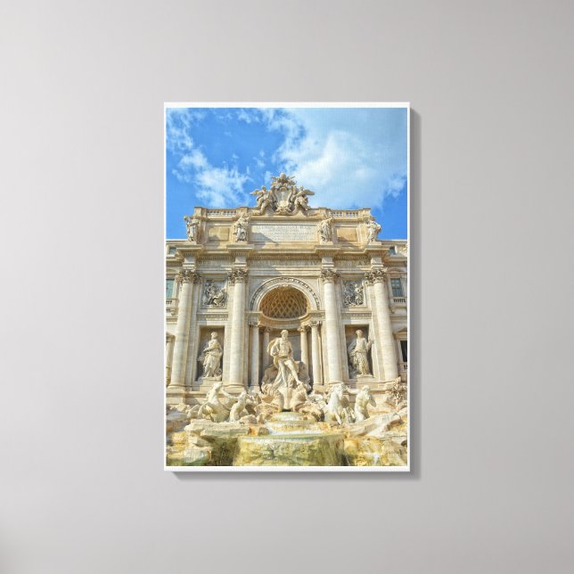 Lienzo Fontana di Trevi (Anverso)