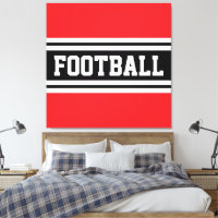 FOOTBALL Brillante Red Black White Carreras