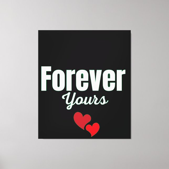 Lienzo Forever Yours (Anverso)