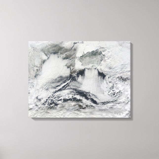 Lienzo Formación de nubes sobre el Mar Negro (Anverso)