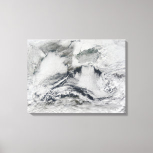 Lienzo Formación de nubes sobre el Mar Negro