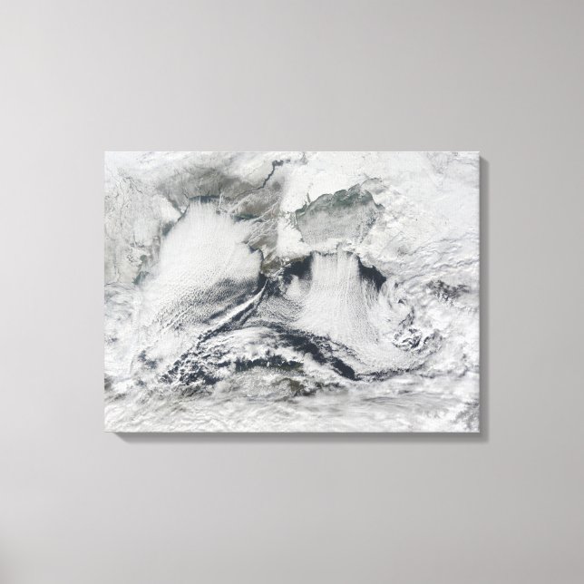 Lienzo Formación de nubes sobre el Mar Negro (Anverso)