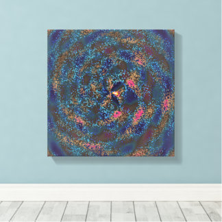 Lienzo Formación de patrón de nido de ave natural