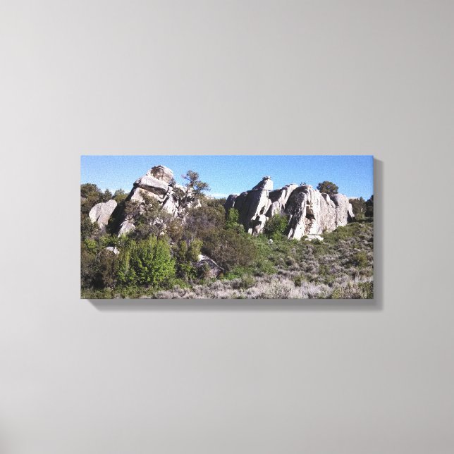 Lienzo Formación en la Reserva Nacional de la Ciudad de l (Anverso)