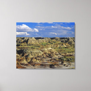 Lienzo Formaciones de Badlands en Dinosaur Provincial Par