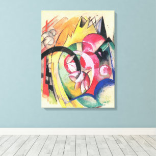 Lienzo Formas abstractas (también conocidas como Flores d