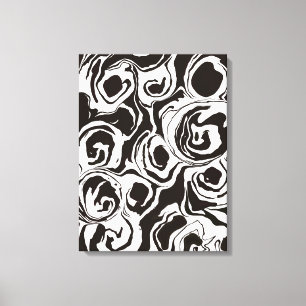 Lienzo Formas de círculos modernos abstractos contemporán