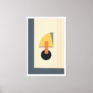 Lienzo Formas geométricas brutales