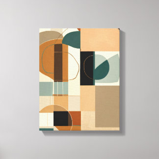 Lienzo Formas geométricas Modernas Coloridas Cañón de art