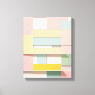 Lienzo Formas geométricas Modernas Coloridas Cañón de art