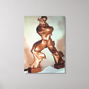 Lienzo Formas únicas de continuidad en el espacio, 1913 (