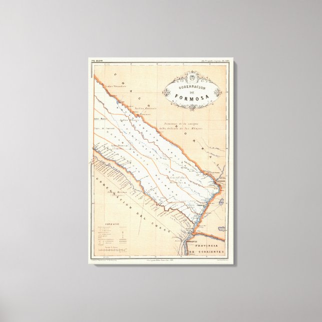 Lienzo Formosa, Argentina (Anverso)