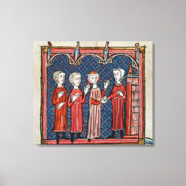 Lienzo Fornicación y crimen cometido por un sacerdote (Anverso)