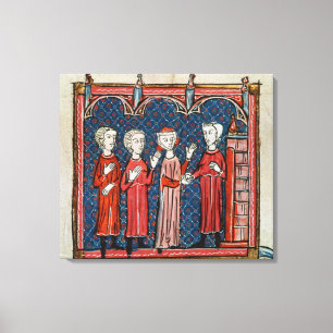 Lienzo Fornicación y crimen cometido por un sacerdote