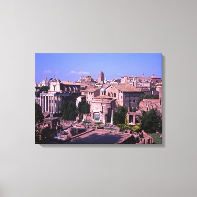 Lienzo Foro Roma Italia (Anverso)