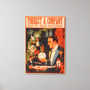 Lienzo Forrest & Company Man of Many Mysteria Magic
