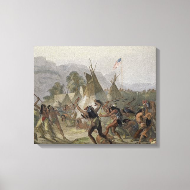 Lienzo Fort Mackenzie, 28 de agosto de 1833, plato 42 de  (Anverso)