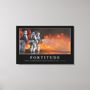 Lienzo Fortaleza de ánimo: Cita inspiradora