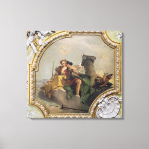 Lienzo Fortaleza de ánimo y justicia, del 'Sala