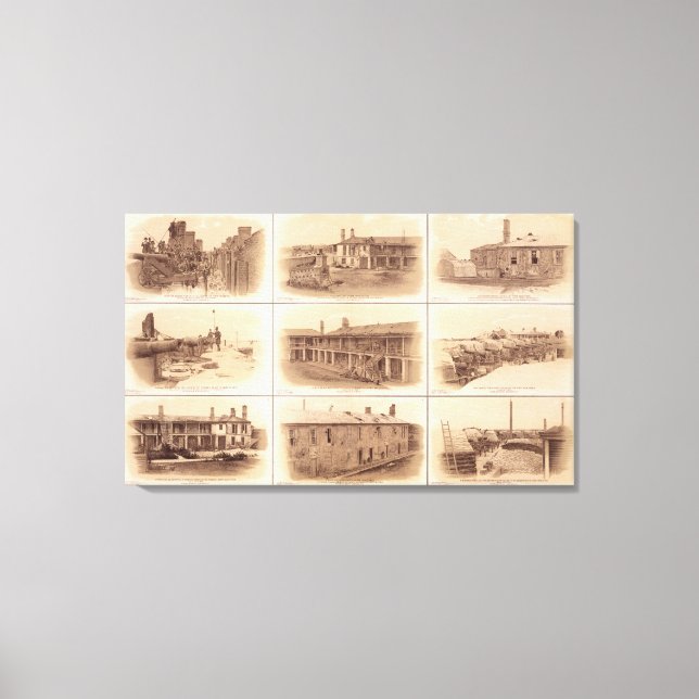 Lienzo Forts Sumter & Moultrie (Anverso)