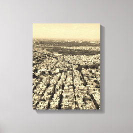 Lienzo Foto aérea de los horizontes de la ciudad