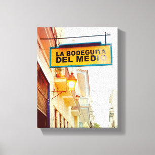 Lienzo Foto cubana de La Habana Vieja   Bodegita  