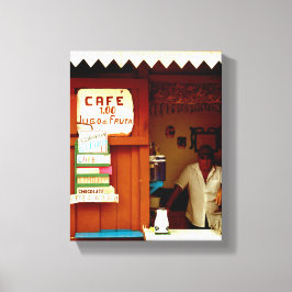 Lienzo Foto cubana de La Habana Vieja | Cafe |