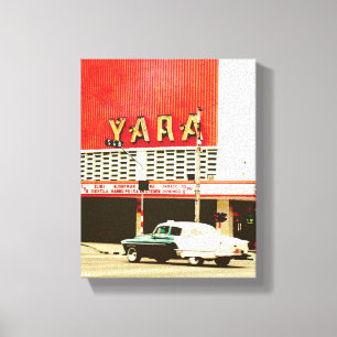 Lienzo Foto cubana de La Habana Vieja   Yara  