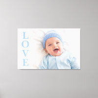Foto de amor Keepsake Típode azul