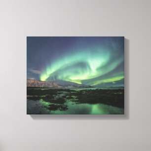 Lienzo Foto de Astro de las Luces del Norte