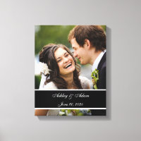 Foto de Boda blanco negro personalizada